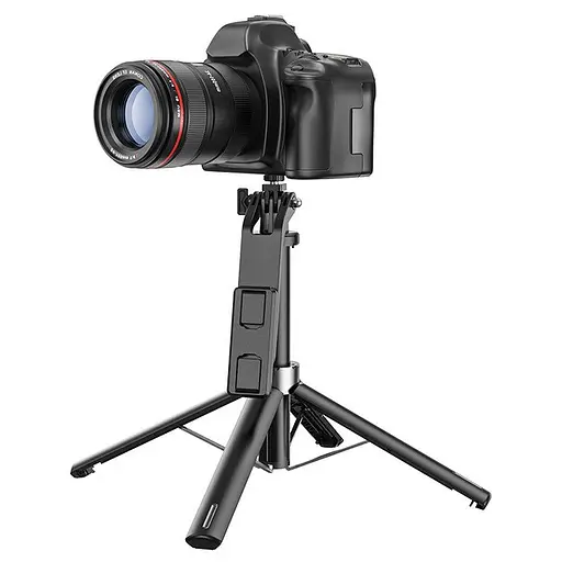 Штатив - тренога - держатель Hoco K21 2-в-1 (1,37 метра) черный - фото 4