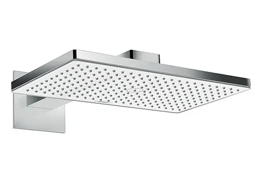 Верхний душ Hansgrohe Rainmaker Select 460 1jet с держателем White/Chrome 24003400, Хром - фото 1