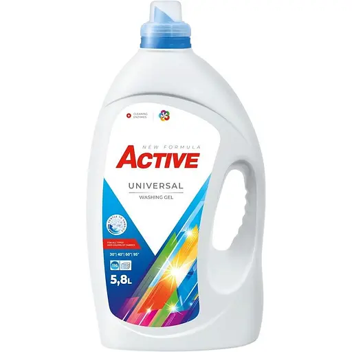Гель для прання Active Universal з ароматом свіжості 5.8 л
