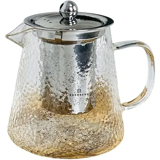 Чайник для заваривания Edenberg стеклянный термостойкий 600 мл (EB-19062)