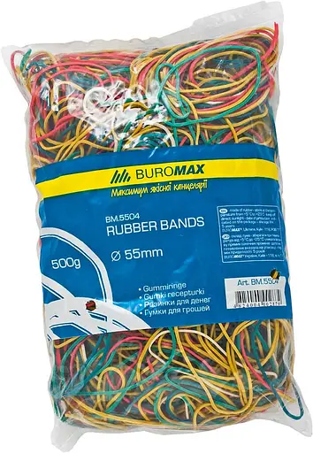 Гумки для паперу Jobmax BM.5504, 500 г (В асортименті)