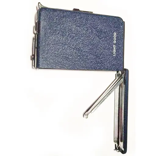 Портсигар із запальничкою №HL-153 на 10 сигарет Blue (10006) - фото 3