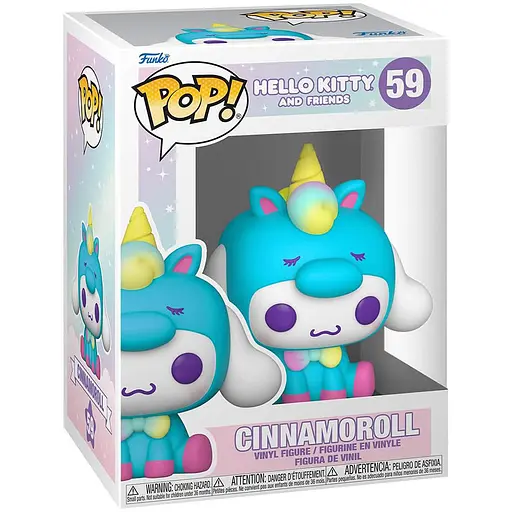 Игровая фигурка Funko Pop! Sanrio: Hello Kitty Синнаморолл в костюме единорога (65748) - фото 2