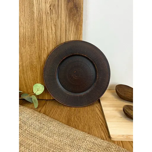 Тарілк керамічна (глиняна) Гладкаа 19 см 