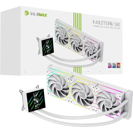 СВО GameMax HAILSTORM 360 WH (HAILSTORM 360 WH) - фото 10