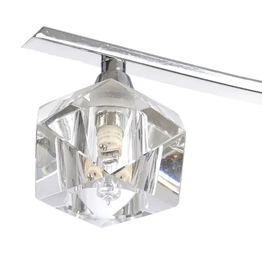 Люстра потолочная Brille галогенная для кухни G9 40W CH (BR-372C/3) - фото 2