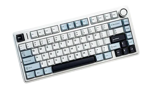 Клавіатура бездротова Aula F75 RGB Light Blue - фото 2