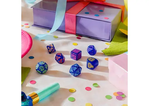Набір кубиків Happy Birthday Dice Set: Streamers , 7 шт. (RHPB01) - фото 3