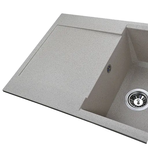 Кухонна мийка гранітна Globus Lux Komo піщаний 790x500мм-А0004, Sand - фото 3