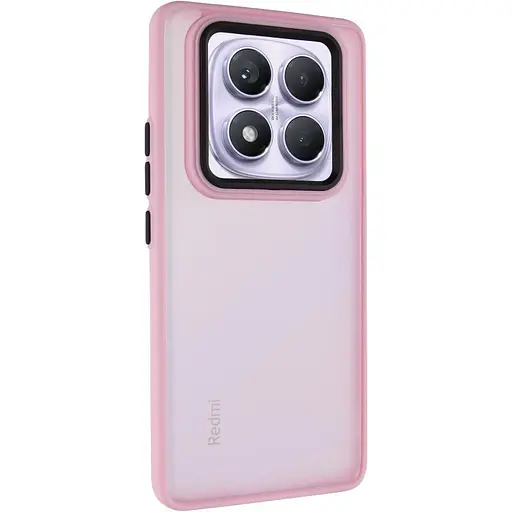 Чехол Epik TPU+PC Lyon Frosted для Xiaomi Redmi Note 14 Pro 4G Pink