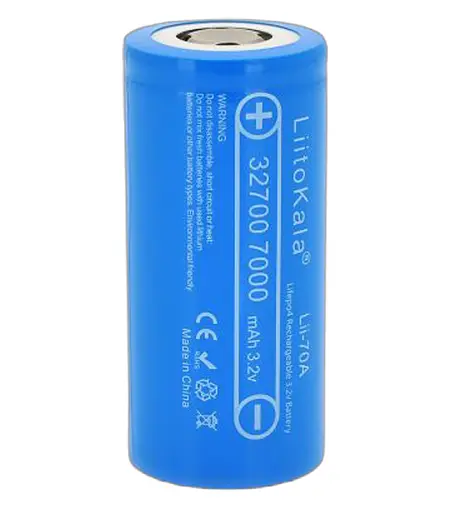 Аккумулятор LiFePO4 Liitokala Lii-70A 32700 7000 мАч Синий - фото 2