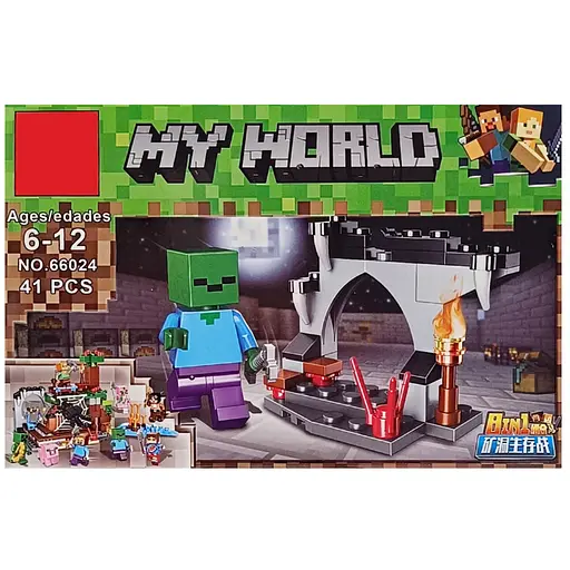 Конструктор дитячий "Minecraft" 66024-4, 40 деталей