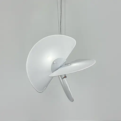 Футуристична люстра у білому корпусі Ø 50 см | Арт. PLP 07-500 | Line F - фото 6