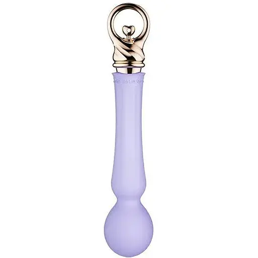 Вібромасажер Zalo Confidence Pre-Heating Wand Massager 22.5 см фіолетовий
