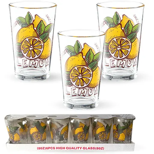 Набір склянок S&T Лимон 6 шт. х 210 мл (945-7)