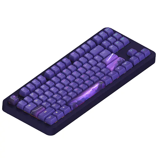 Клавіатура Dark Project ALU87 Celestial ABS RGB Mech G3MS Voidstone Violet (DPKB_CELESTIAL_87_ANSI_UA) - фото 5