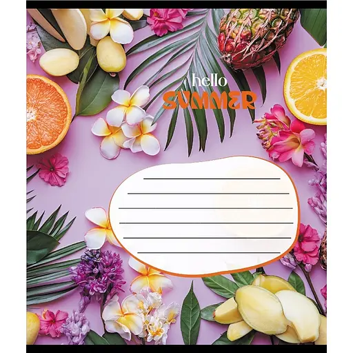 Зошит учнівський "Фруктовий сет" Leader 018-530414K-4 в клітинку, 18 аркушів - фото 1