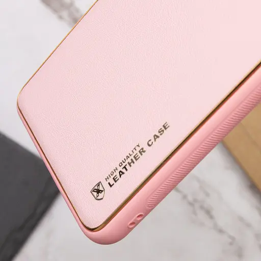 Кожаный чехол Epik Xshield для Samsung Galaxy S24 Розовый / Pink - фото 3