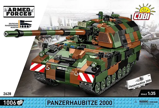 Конструктор COBI танк Panzerhaubitze 2000 2628 - фото 8