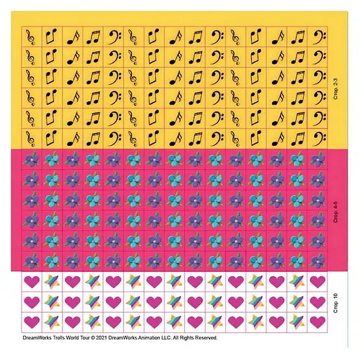 Лабиринты с наклейками "Живи в стиле рок!" Тролли 1249010, 450 наклеек - фото 2