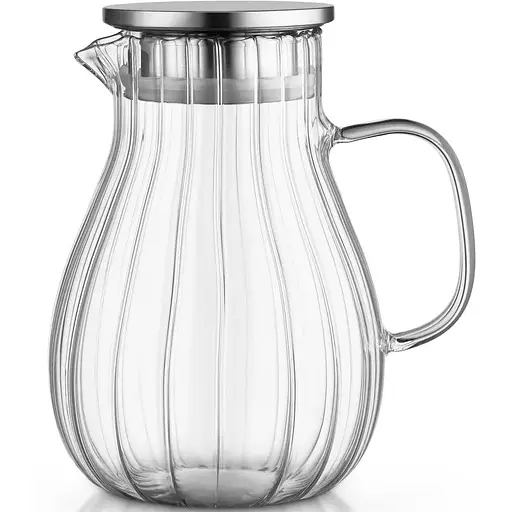 Кувшин Ardesto прозрачный 1.48 л боросиликатное стекло с крышкой (AR2614BS)