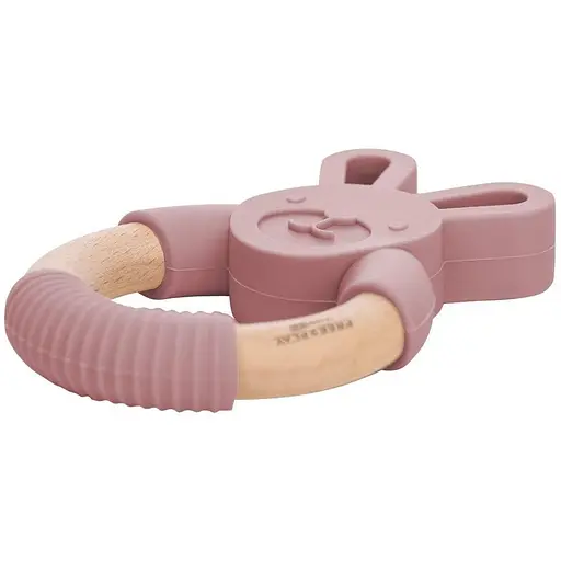 Прорізувачі FreeON силіконовий зайчик, рожевий