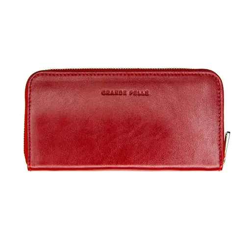 Кожаный портмоне Grande Pelle 20х10.5 см acs0029300 - фото 1