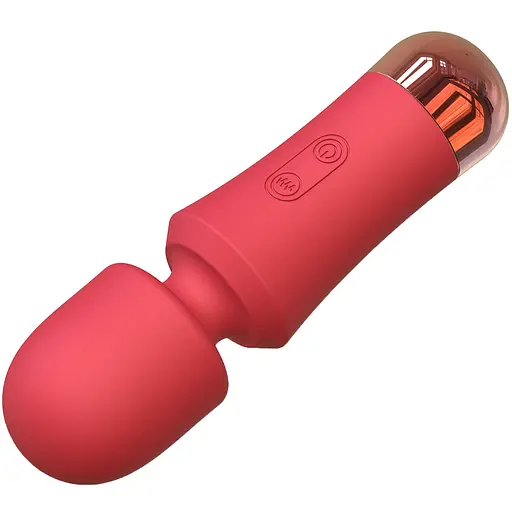 Міні-масажер-вібратор Crushious Wanda Mini перезаряджуваний теракотовий 12.5 х 3.6 см - фото 4