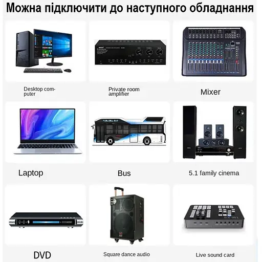 Комплект з 2х бездротових професійних мікрофонів із приймачем Nectronix WM-2 UHF, до 20 метрів (101158) - фото 6