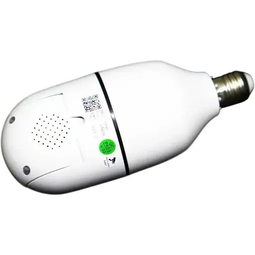 IP-камера відеоспостереження UKC SQ02 E27 Wi-Fi White - фото 3