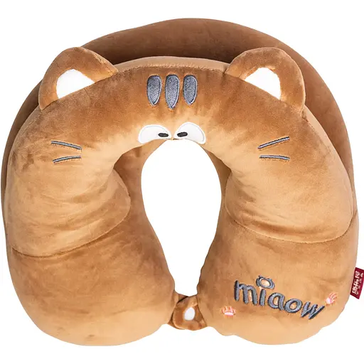 Подушка для шеи Miaow U-образная двойная коричневый HP-56-27BR