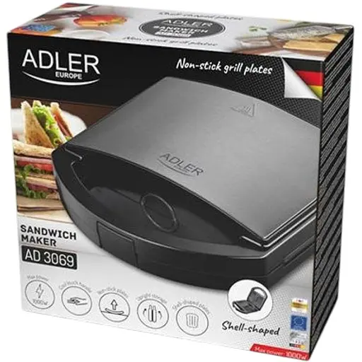 Бутербродниця Adler AD 3069 - фото 6