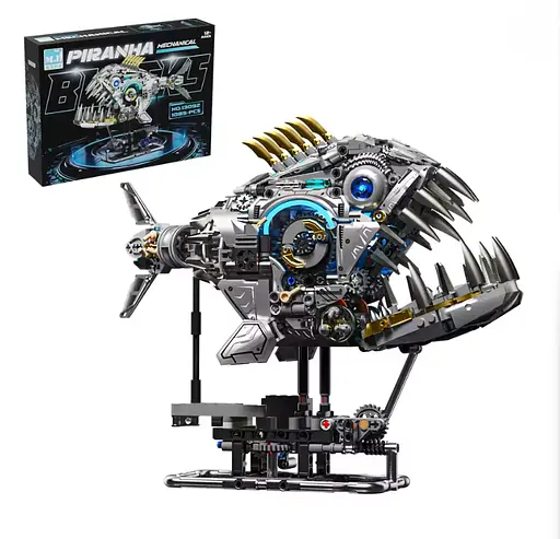 Конструктор піранія MJI механічний двосторонній живий світ 1085 деталей - фото 2