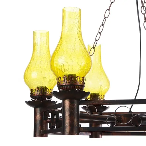 Люстра подвесная Brille кантри E27 60W BR (BKL-813S/6) - фото 3