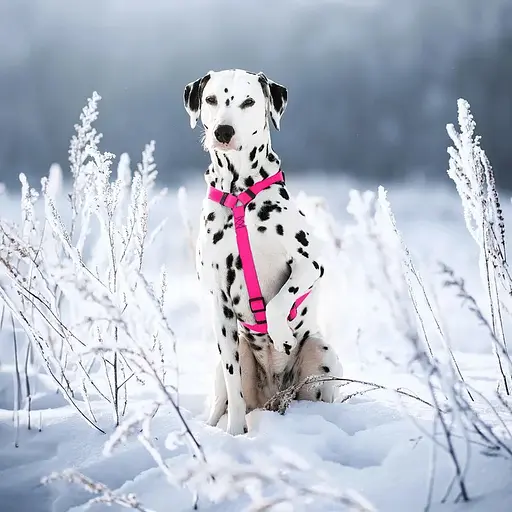 Шлейка для собак Waudog Waterproof водостойкая анатомическая Н-образная с QR-паспортом, пластиковая пряжка-фастекс, М - фото 5