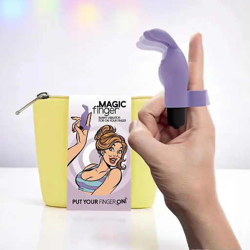 Вибратор на палец FeelzToys Magic Finger Vibrator Purple - фото 2