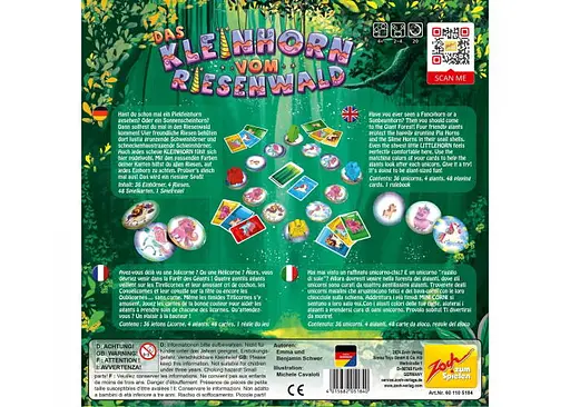 Настільна гра Zoch Маленький Одноріг із Велетенського лісу (Das Kleinhorn vom Riesenwald) (англ.) (601105184) - фото 2