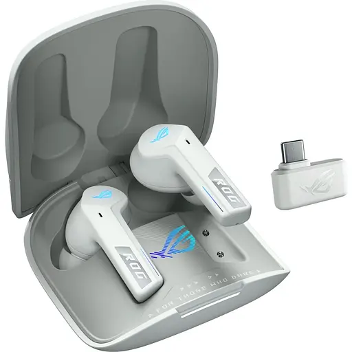 Bluetooth-гарнитура Asus Rog Cetra True Wireless SpeedNova White (90YH03Y0-BTUA10)