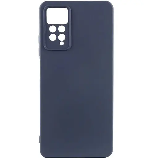 Чохол Silicone Cover Lakshmi Full Camera (AAA) для Xiaomi Redmi Note 11 Pro 4G/5G / 12 Pro 4G Темно-синій / Midnight blue