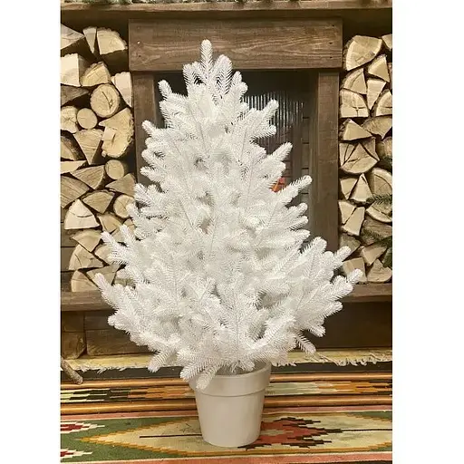 Ялинка Hvoya Traditional лита в горщику 90 см біла новинка