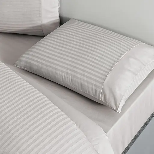 Постільна білизна Premium Basic Grey Сатин-Stripe Tac pbe0051590 - фото 3