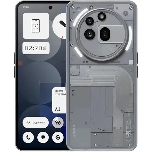 Смартфон Nothing Phone (3a) Pro 12/256GB Gray - фото 1