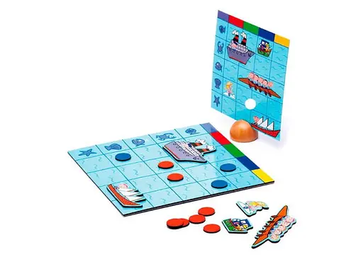 Настольная игра Djeco Морской бой (дерево) (Naviplouf) (DJ05270) - фото 6