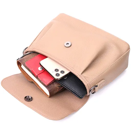 Кожаная сумка женская Vintage 25х17.5х9 см sum0024661 - фото 8