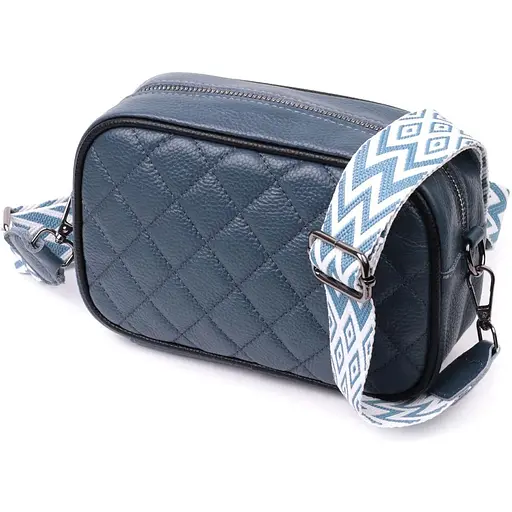 Кожаная сумка Vintage через плечо на одно отделение 21х14х8 см sum0029060 - фото 1