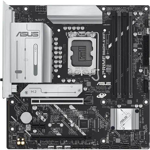 Материнська плата Asus Prime B860M-A WIFI s1851 B860 4xDDR5 M.2 DP HDMI Wi-Fi BT mATX