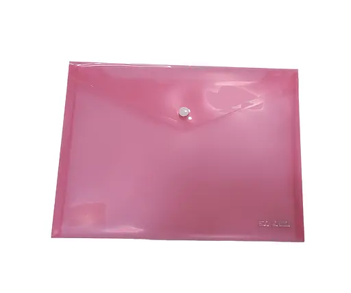 Папка-конверт B5 на кнопці E31302 Economix, глянець (4044572313027) Червоний - фото 1