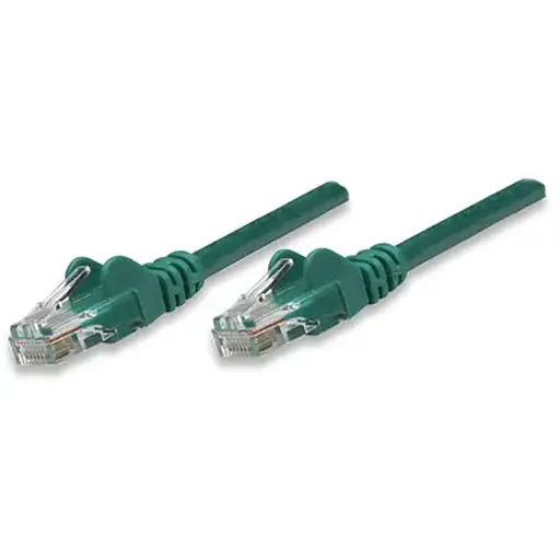 Патчкорд UTP Cat.5e (0.5м зеленый), Intellinet