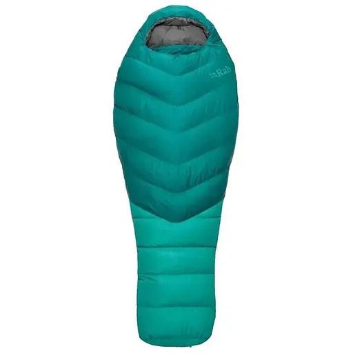 Спальник Rab Alpine 400 Wmns Atlantis Regular L лівий Turquoise (1033-RB QSD-28-ATL-REG-LZ)
