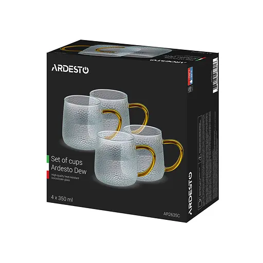 Набор чашек 4х350 мл Dew Ardesto AR2635C - фото 2